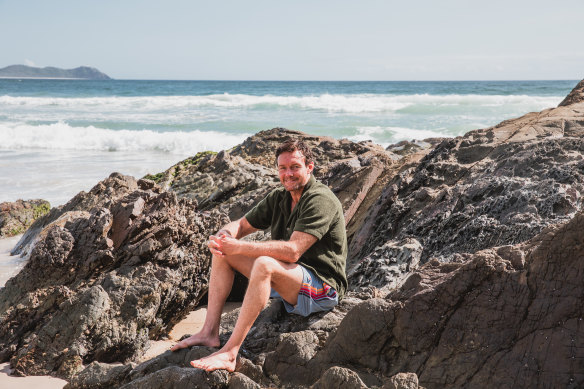 Personal trainer James Duigan has listed his house for sale in the Byron hinterland after a previous campaign last year. 