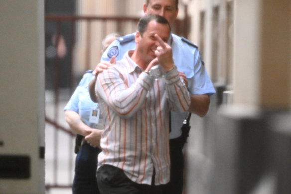 Abil Malovski arrives at the Supreme Court of Victoria earlier this month.