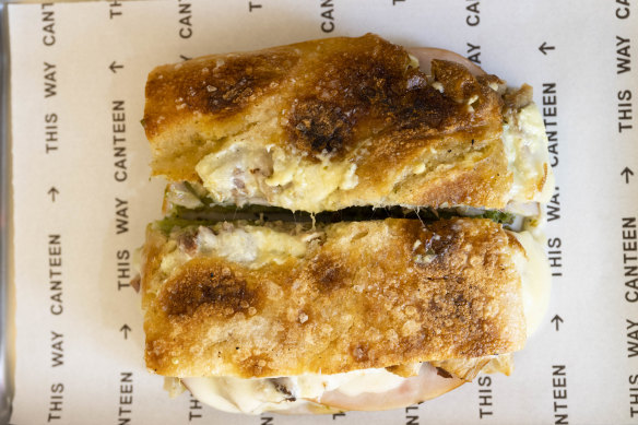 The Cubano at This Way Cafe.
