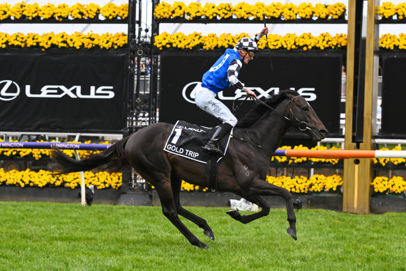 Mark Zahra won the Melbourne Cup on Gold Trip last year, but will ride Without A Fight next week.