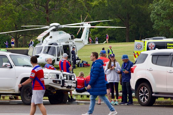 The jubilation turned to chaos after nine people suffered injuries in the crash.