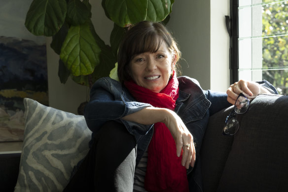 Former TV star Fiona MacDonald lives with motor neurone disease in Coogee.