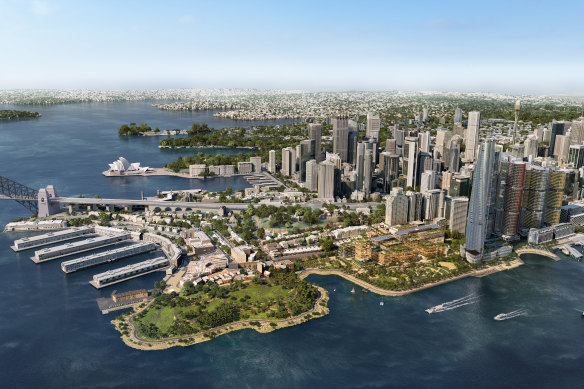 Central Barangaroo will complete the NSW government’s massive redevelopment of the foreshore west of Sydney’s CBD.