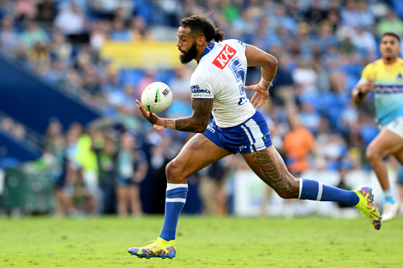 Bulldogs speedster Josh Addo-Carr.