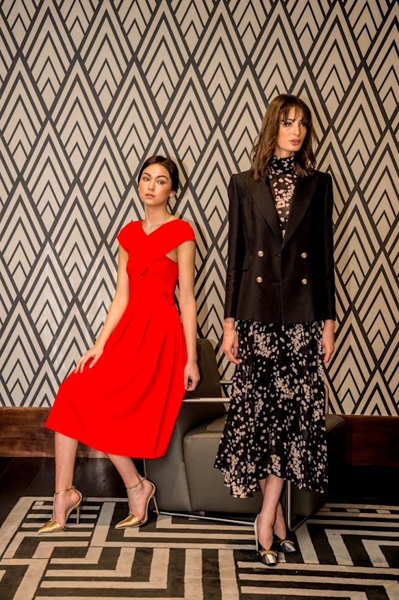 Models shot at Primus Hotel Sydney showcasing looks by Australian designers carried at David Jones that Meghan Markle may wear during her Australian visit.