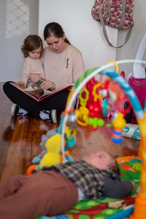 Tabitha Linney plans to go back to work as a registered nurse when her children are older.