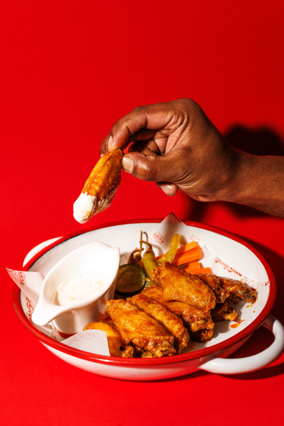 Classic buffalo wings.