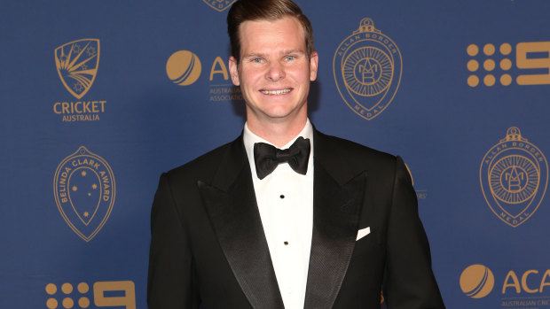 Steve Smith has won the Allan Border medal as Australia's top cricketer after a stellar Ashes campaign.