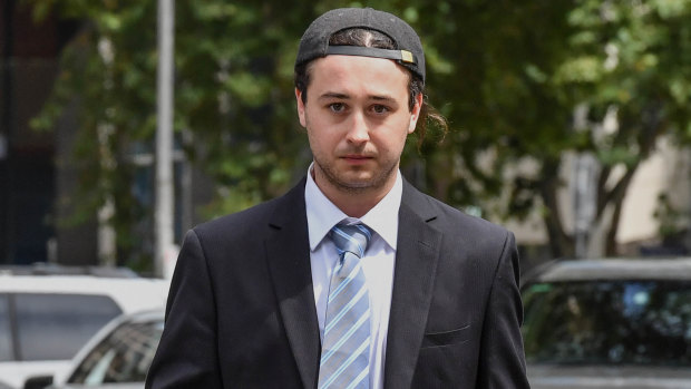 Brent Moresco has pleaded guilty over the attack on Mr Harvey.