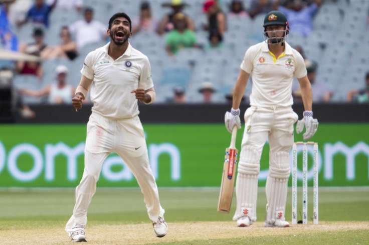 Slow death: Jasprit Bumrah gets Shaun Marsh leg before.