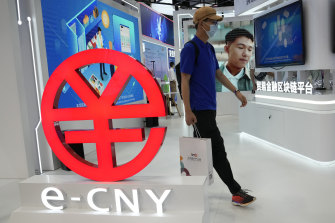 China is rolling out its digital yuan at the Beijing Olympic Games.