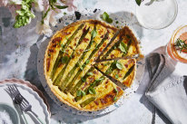 RecipeTin Eats’ spring fling asparagus quiche.