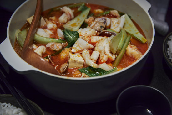 Go-to dish: Seafood hot pot.