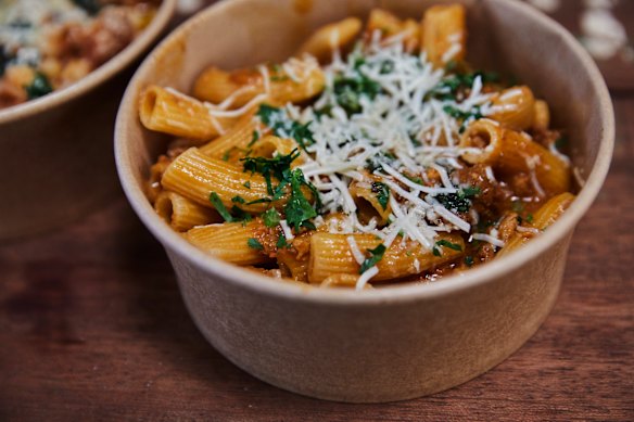 A bowl from Pasta e Basta.