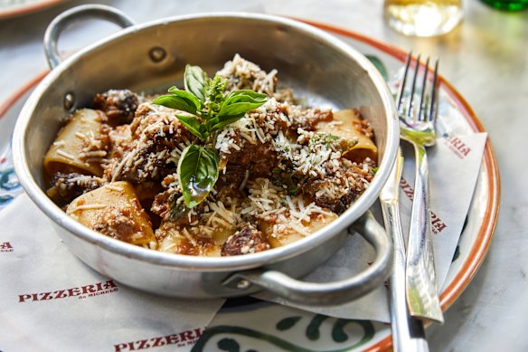 Paccheri alla Genovese.