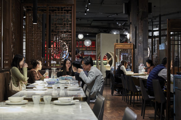 Spicy Joint’s sprawling dining room is a dignified space.