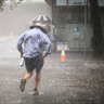 Melbourne drenched but dodges giant hail