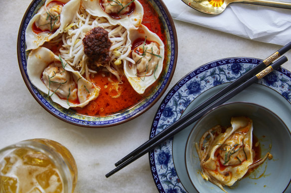 Ho Jiak’s laksa bomb dumplings.