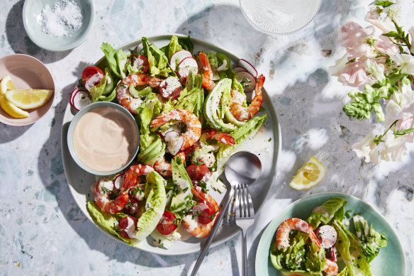 RecipeTin Eats’ prawn cocktail salad.