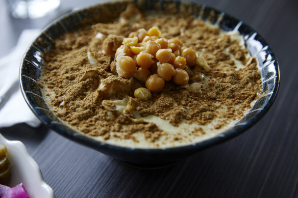 Fatteh shamiya doused with cumin.