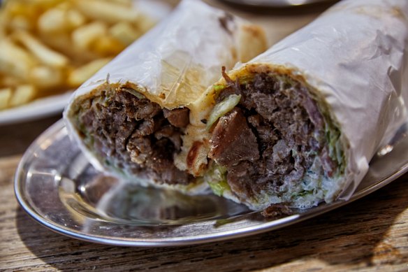 The Yeeros Shop make chicken, beef and lamb gyros. 