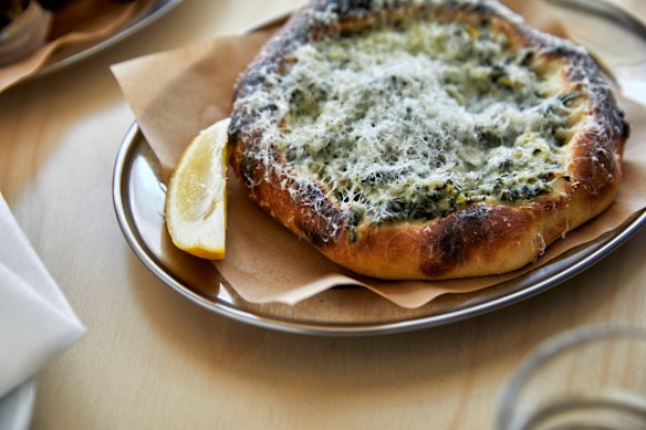 Spankopita flatbread.