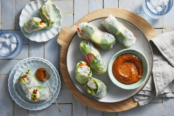 Vietnamese rice paper rolls recipe