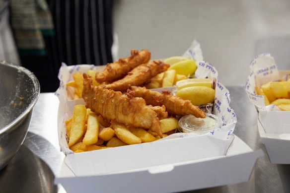 The Fish + Chippery serves some of the best chips in town.