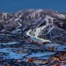 Looking over Steamboat Springs towards Mount Werner and its ski runs.