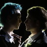 Joseph Zada as Charlie Roth with Joe Klocek as Matt Jones in Invisible Boys.