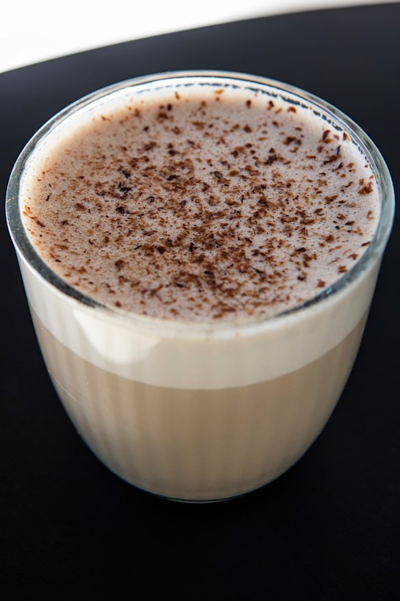 Tahini latte.