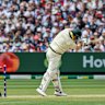 Steve Smith bowled by Josh Tongue during the MCG Ashes Test that ended in two days.