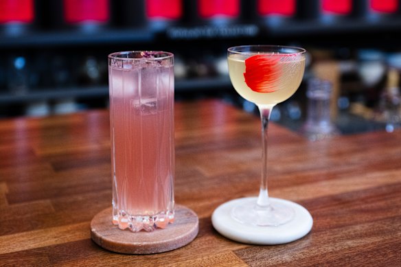 Oolong and Jasmine Romance cocktails.