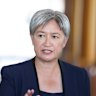 Minister for Foreign Affairs Penny Wong during a press conference.