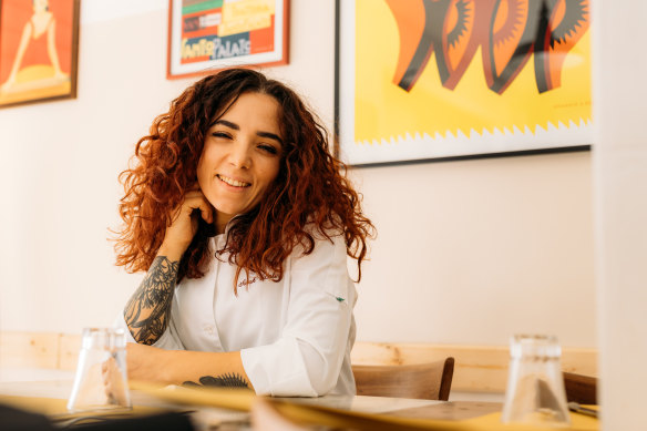 Sarah Cicolini of Santo Palato restaurant in Rome.