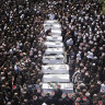 Mourners heckle Israeli ministers at funerals of children killed by Hezbollah rockets