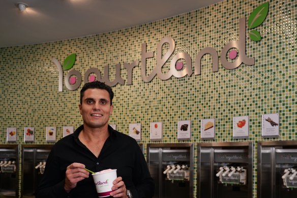 Grand Plans: Newcastle accountant Paul Siderovski brought Yogurtland to Australia with plans to open 50 stores in five years.