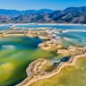 Hierve el Agua, a spring in San Lorenzo Albarradas, Oaxaca,