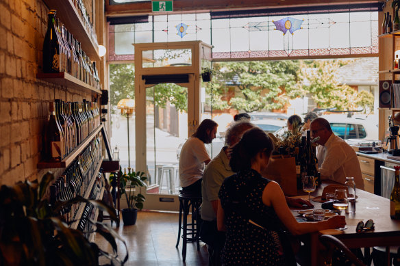 Public Wine Shop is an intimate 20-seater featuring all natural wines. 