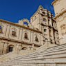 Noto in Sicily. The island is quiet in winter.