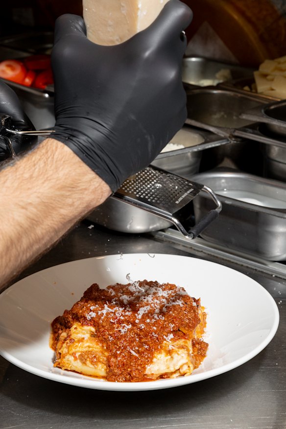 D.O.C’s signature lasagne.