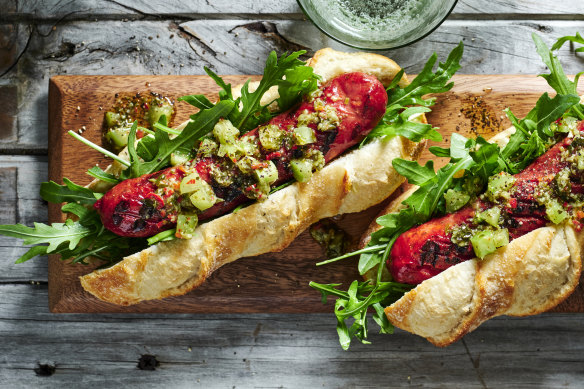 Inspired by an Argentinian street food favourite, these choripan are a fun weeknight meal.