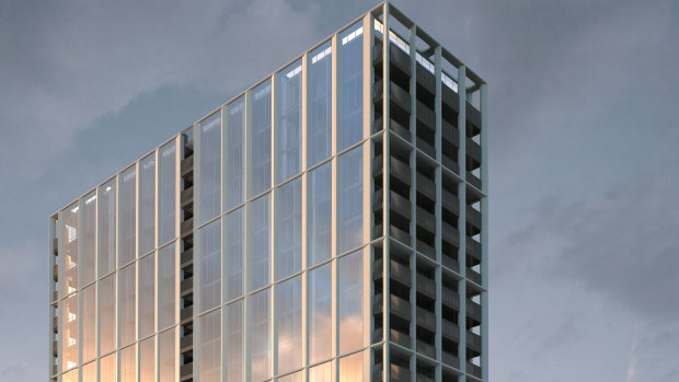 596 St Kilda Road has a development permit for a Bates Smart designed tower.