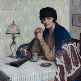 Agnes Goodsir’s Girl with cigarette (c1925).