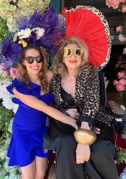 Bianca Venuti-Hughes and her mum, showbiz legend Maria Venuti.