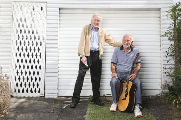 Ron King (left) and his brother Jeff: “If you’d told us when we began that we’d still be playing music 50 years later, we would have laughed.”