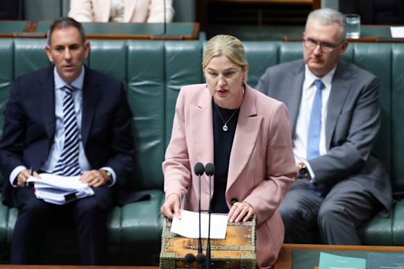 Agriculture Minister Julie Collins. 
