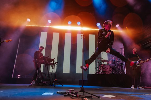 Franz Ferdinand perform at Live at the Gardens on Saturday night.