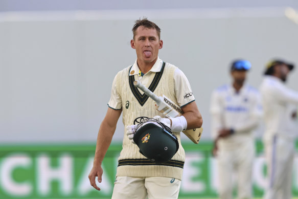 Marnus Labuschagne’s spot in Australia’s side is under pressure. 