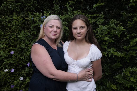 Amanda Kercher Hack and her daughter Scarlett Hack, the first child to have a heart transplant at the Children’s Hospital at Westmead.